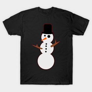 Time for a Winter Snowman Friend T-Shirt